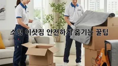 소형 이삿짐, 안전하게 옮기는 꿀팁!